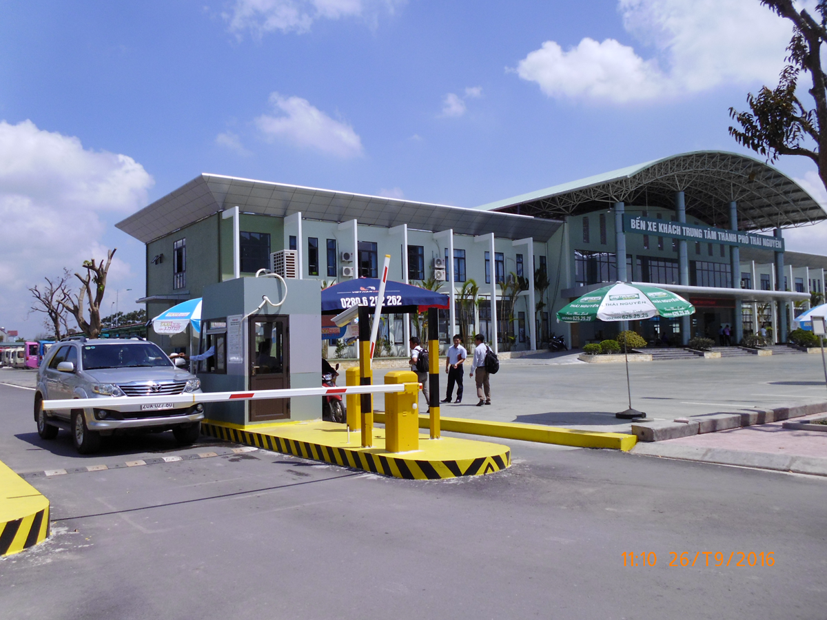 hình ảnh bến xe thái nguyên mới