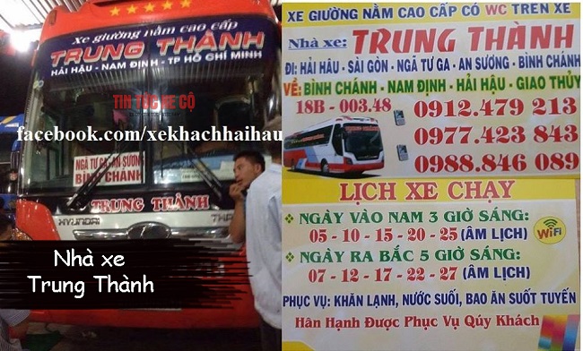 Nhà xe Thành Trung Nam Định