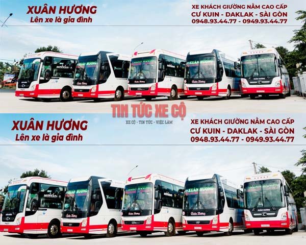 Lịch trình nhà xe xuân hương