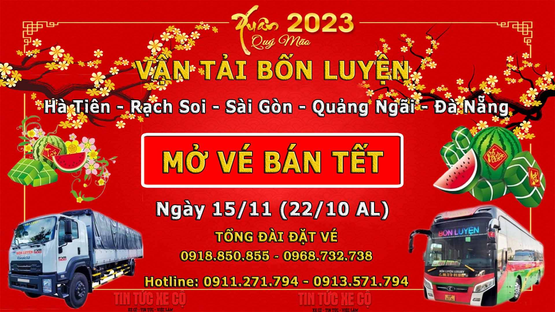 nhà xe bốn luyện và cách đặt vé