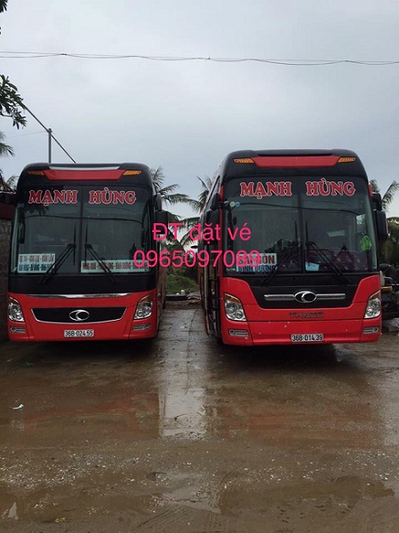 Nhà xe Mạnh Hùng - Lịch Trình - Giá Vé Hôm Nay 1 Nhà xe Mạnh Hùng chạy tuyến cố định Thái Bình – Hà Nội