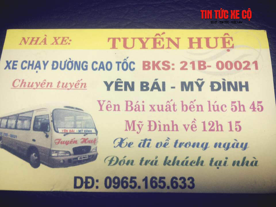 Nhà xe Tuyến Huệ - Lịch Trình - Giá Vé Hôm Nay 2 Số điện thoại xe khách Tuyến Huệ